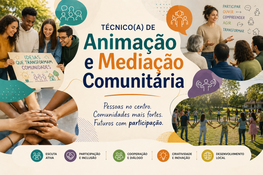 Técnico(a) de Animação e Mediação Comunitária